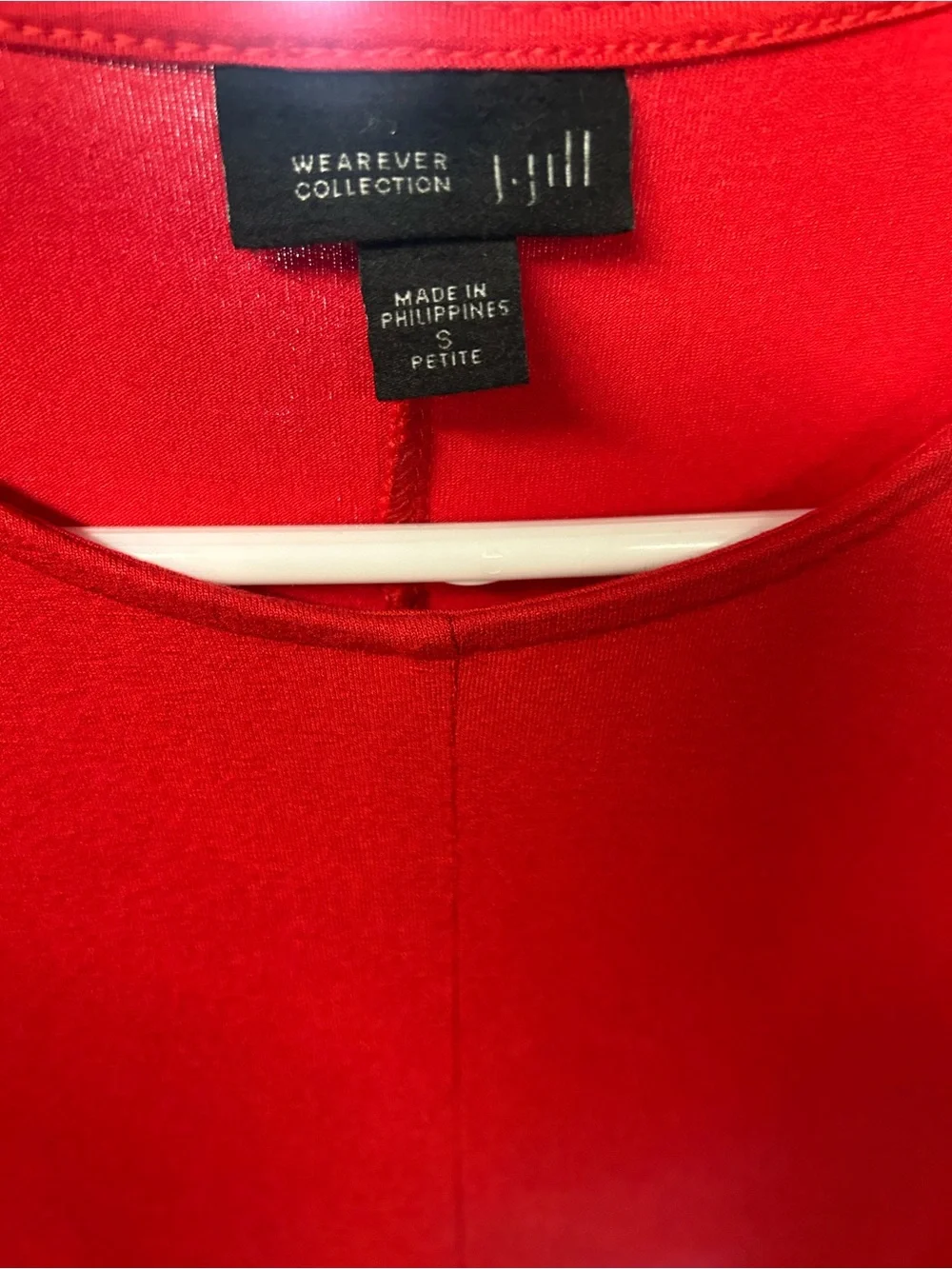 J Jill Wearever Collection Sleeveless Red Dress - Picture 3 of 5